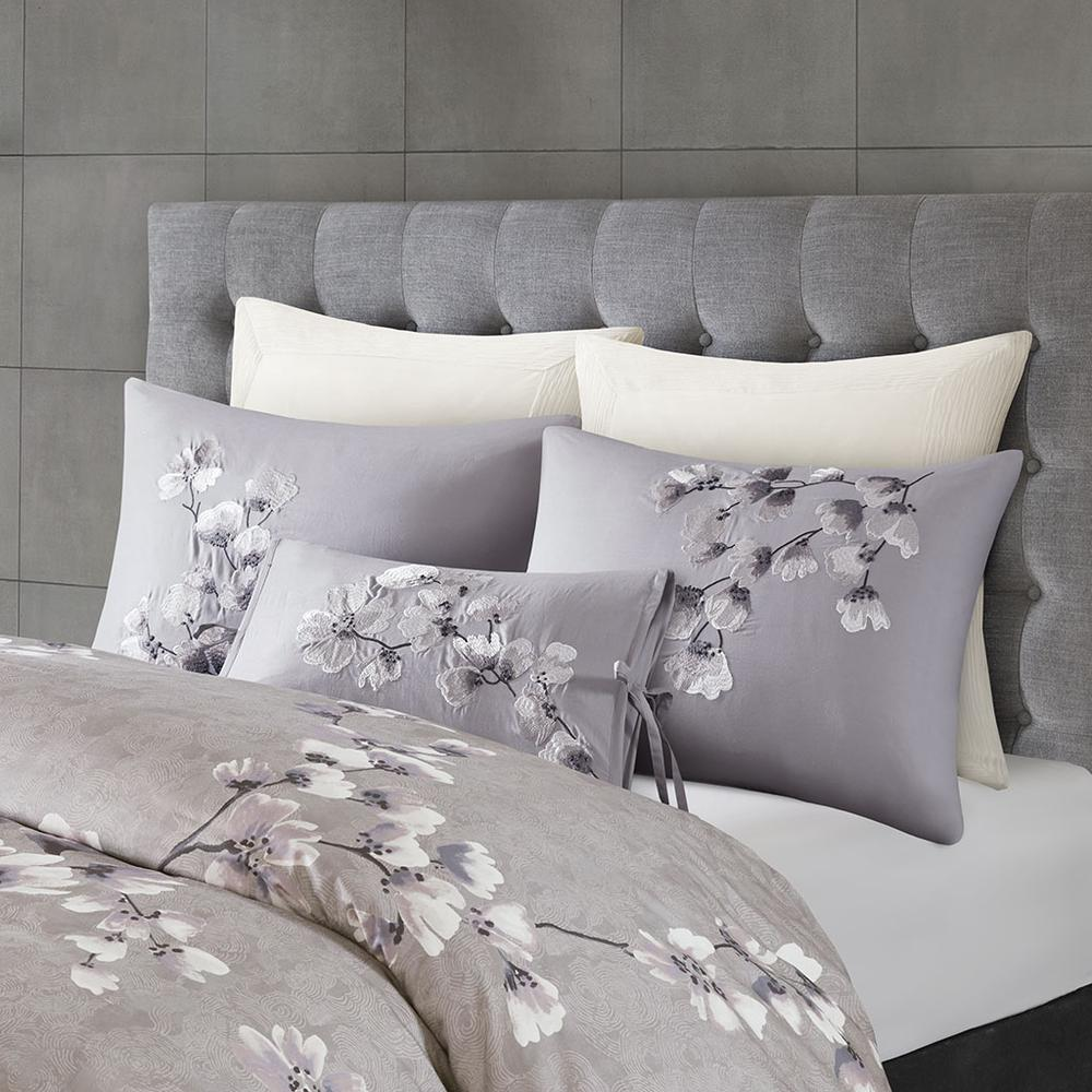 100% Cotton Sateen Printed Duvet Cover Set,NS12-3257