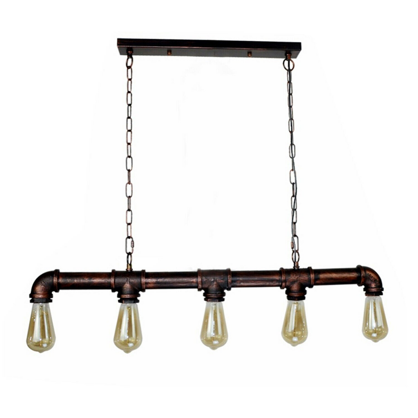 Industrial Vintage Ceiling Steampunk Metal Pipe Loft Pendant Light~2368