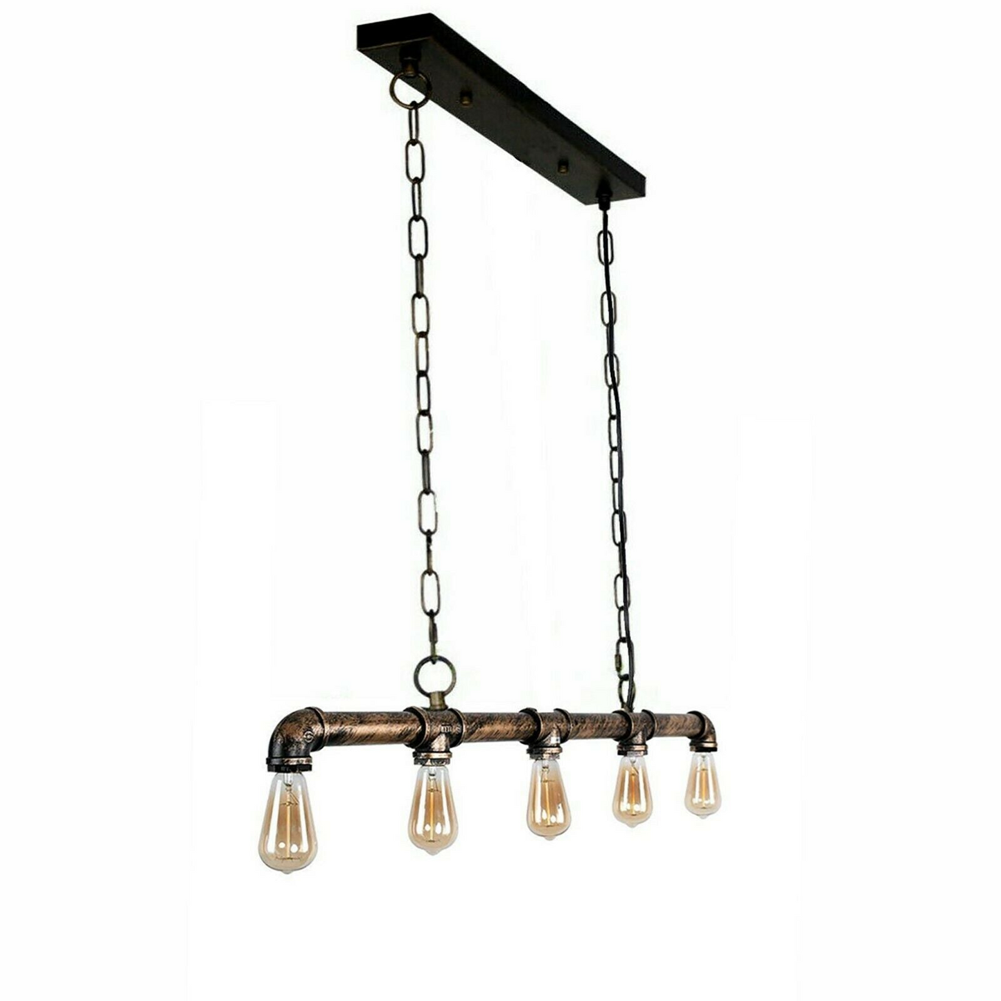 Industrial Vintage Ceiling Steampunk Metal Pipe Loft Pendant Light~2368