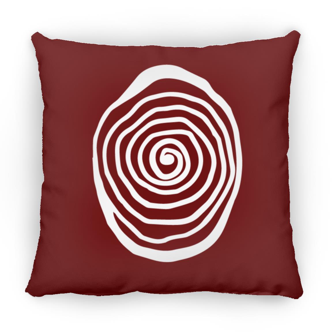 Amazing Galery Hypnotica Icon white Medium Square Pillow