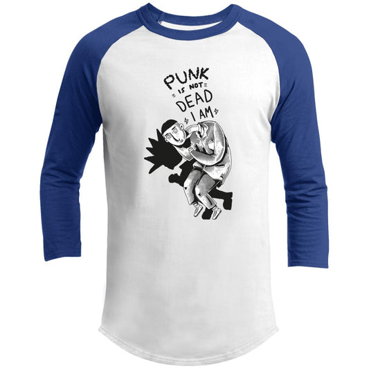 Punk is not Dead_Gordo Ilustra_ 3/4 Raglan Sleeve Shirt