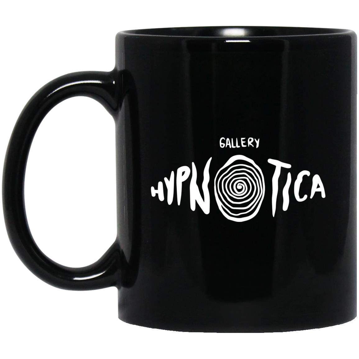 Amazing Gallery Hypnotica Logo  11 oz. Black Mug