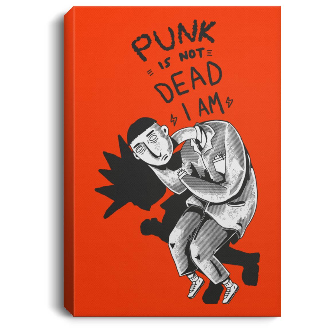 Punk Is Not Dead_ Gordo Ilustra_Portrait Canvas .75in Frame