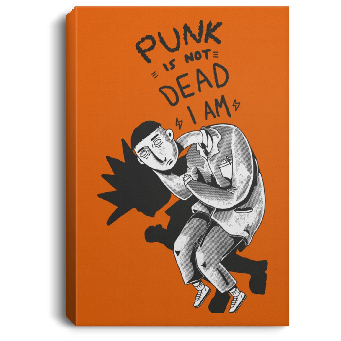 Punk Is Not Dead_ Gordo Ilustra_Portrait Canvas .75in Frame