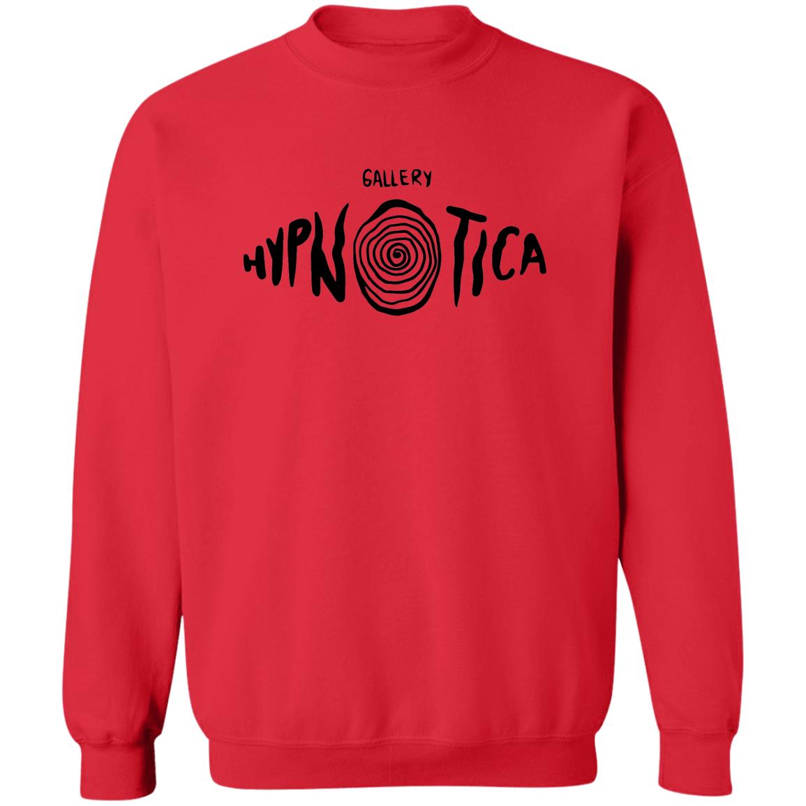 Asset 1@4x Amazing Gallery Hypnotica Logo_Black_Pullover Crewneck Sweatshirt 8 oz (Closeout)