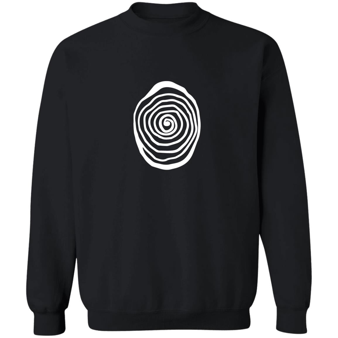 Asset 4@4x Amazing Gallery Hypnotica Icon_White_ Pullover Crewneck Sweatshirt 8 oz (Closeout)