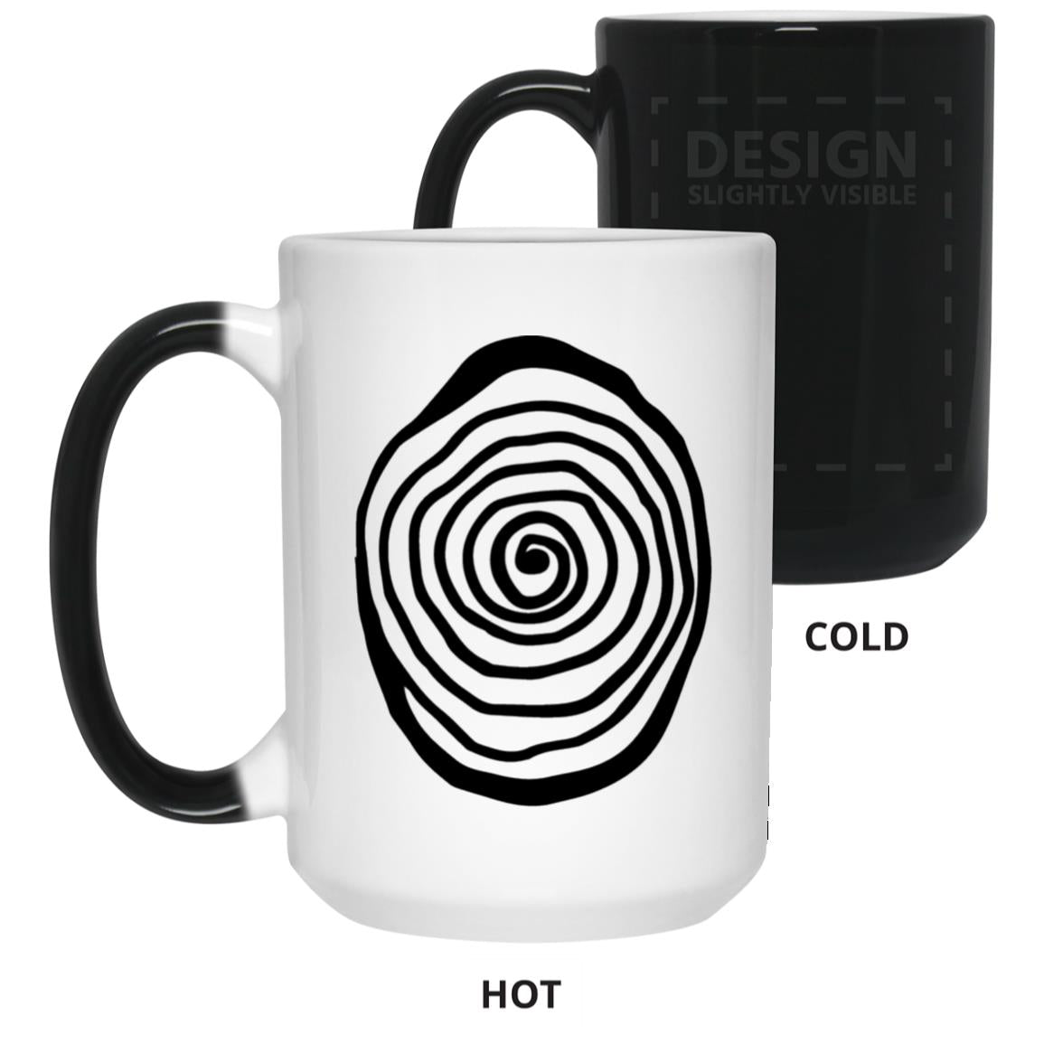 Amazing Galery Hypnotica Icon Black 15 oz. Color Changing Mug