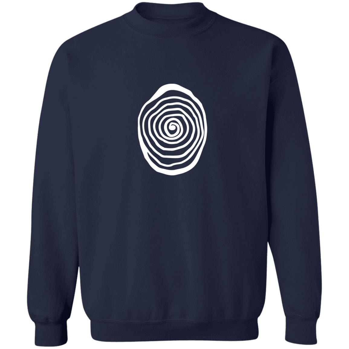 Asset 4@4x Amazing Gallery Hypnotica Icon_White_ Pullover Crewneck Sweatshirt 8 oz (Closeout)