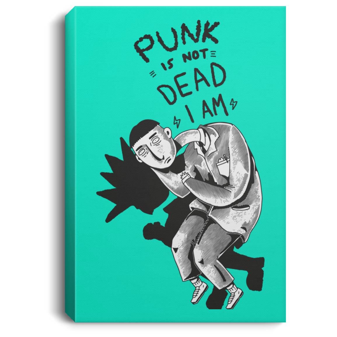 Punk Is Not Dead_ Gordo Ilustra_Portrait Canvas .75in Frame