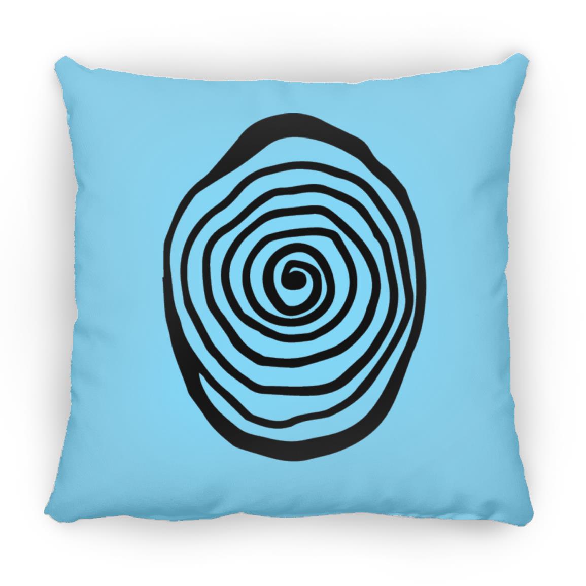 Amazing Galery Hypnotica Icon Black Medium Square Pillow