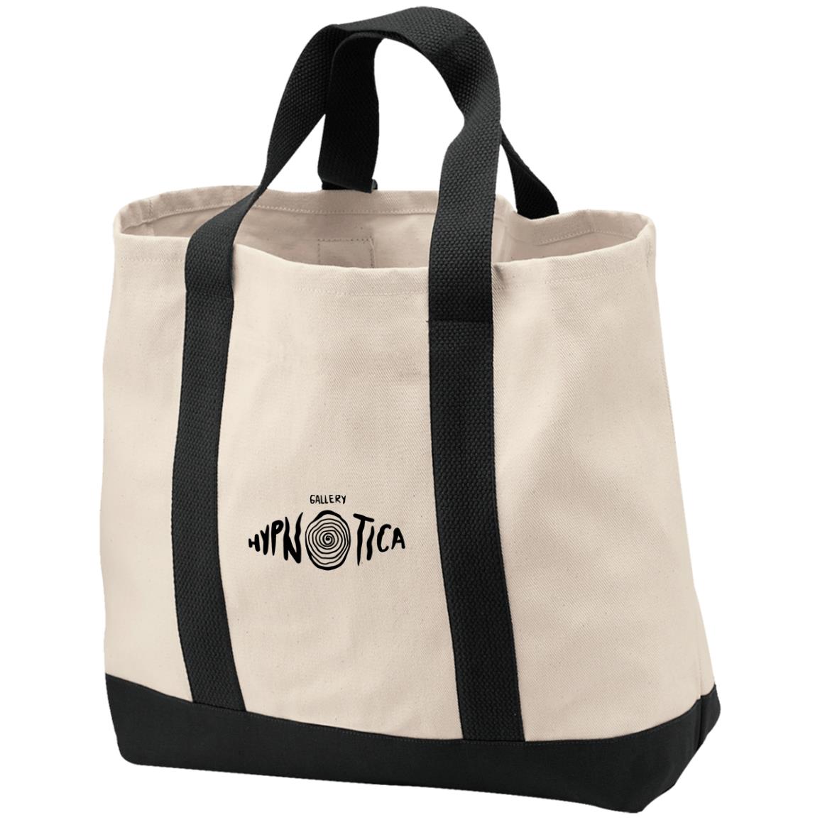 Amazing Gallery Hypnotica Logo  2-Tone Shopping Tote