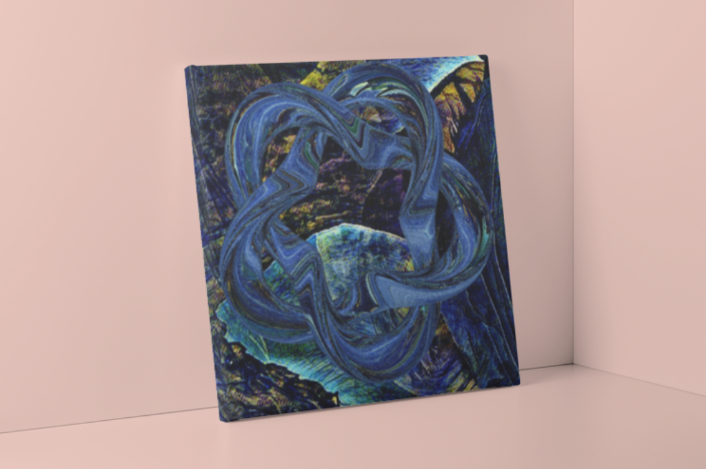 Introducing "Ethereal Dance" by renowned Colombian artist Alejandro Gordillo - a stunning square canvas print that captures the essence of movement and grace in a mesmerizing way