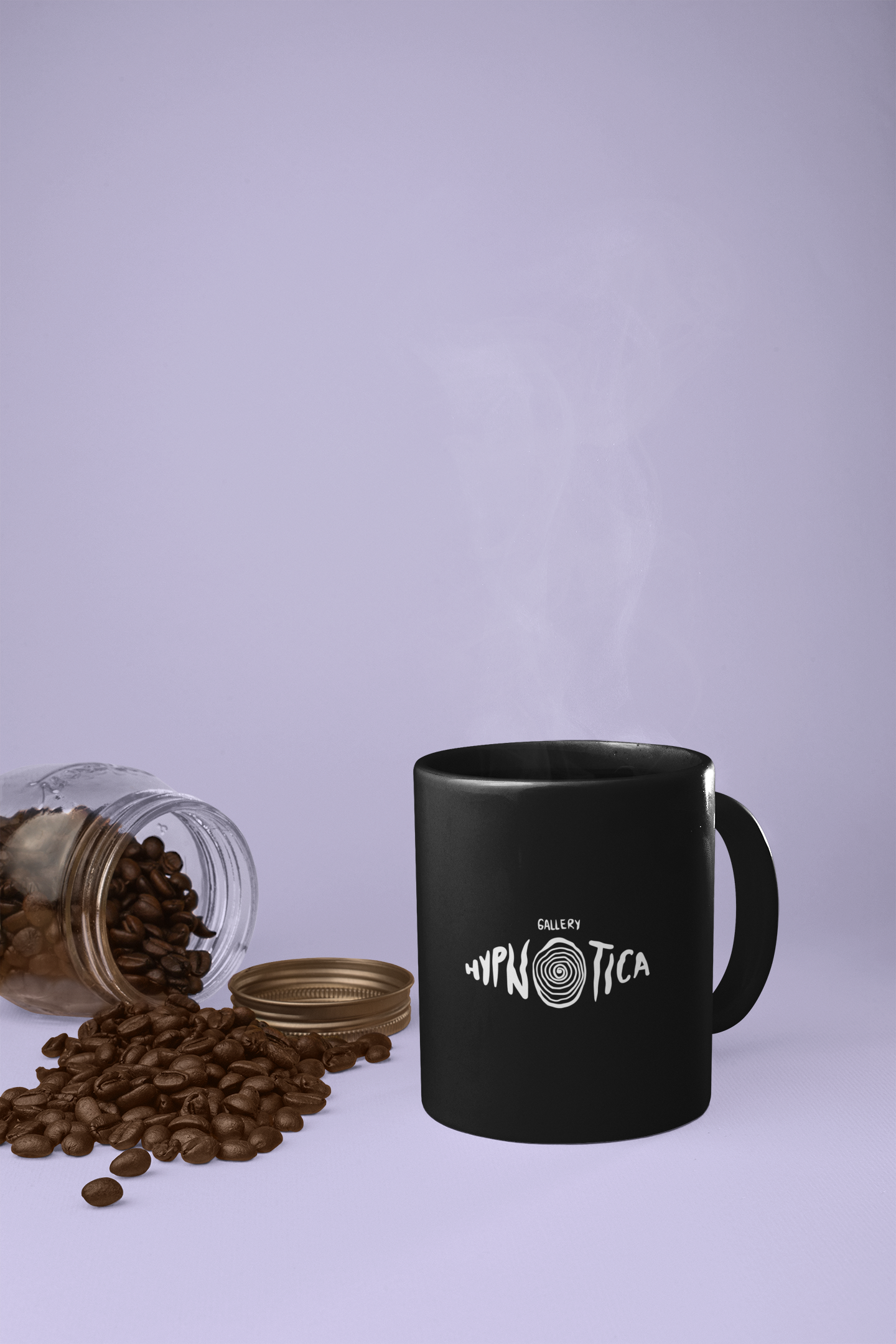 Amazing Gallery Hypnotica Logo  11 oz. Black Mug